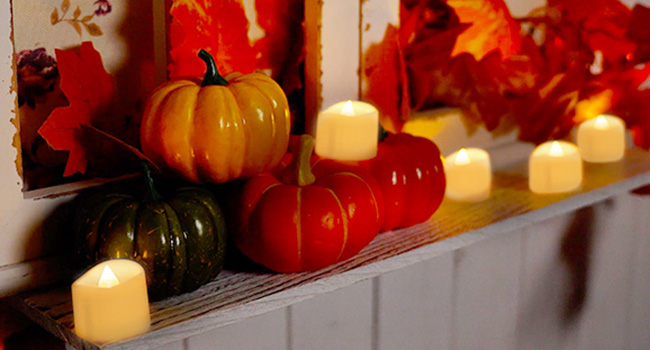 flameless tealight candles