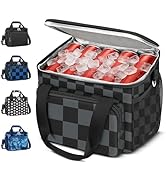 Coobiiya Insulated Lunch Bag Cooler Bag,Lunch Box for Men Leakproof,Portable Cooler Freezable Sof...
