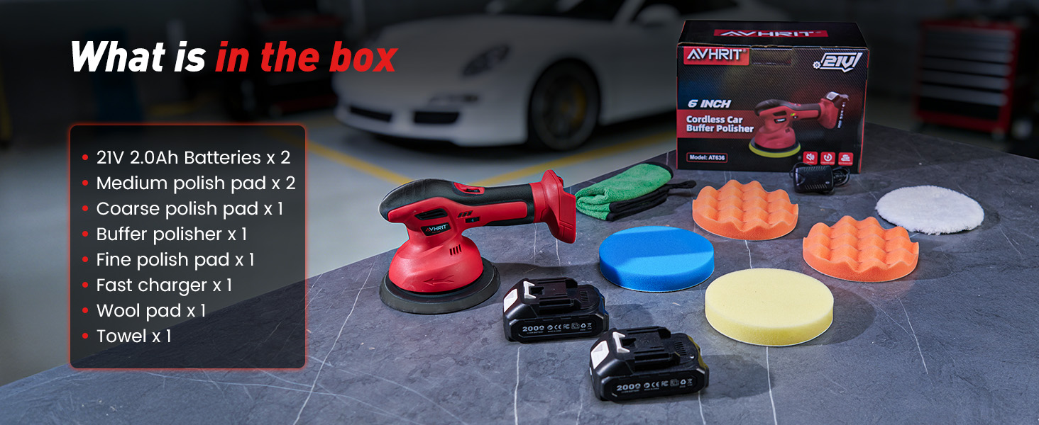 Avhrit Car Buffer kit