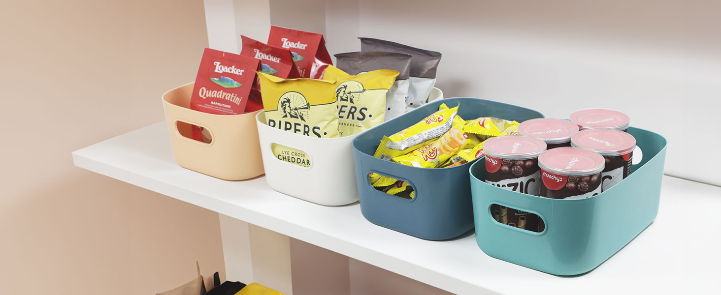 Plastic storage bin is easy to clean