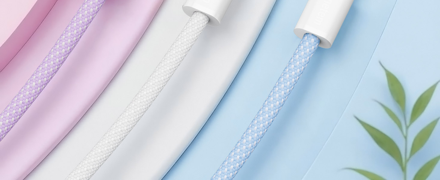 Durable Dual-Color Braided Cable Tough