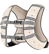 PACEARTH Weighted Vest,6lb/8lb/10lb/12lb/16lb/20lb/25lb/30lb Weight Vest with Reflective Stripe, ...