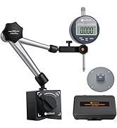 Neoteck Digital Dial Indicator Gauge and Magnetic Base Set with Storage Case 0-1 inch/ 25.4mm, 0....