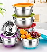 stainless steel mixing bowls set of 6