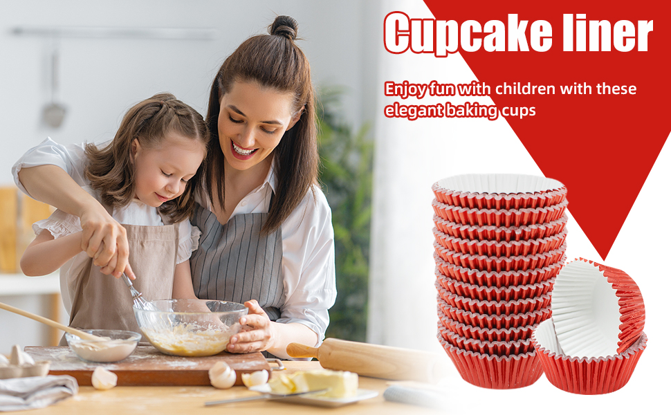 Cupcake Liners Red