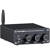 Fosi Audio BT20A Bluetooth Stereo Amplifier, 2 Channel Home Audio Component Amplifiers for Passiv...