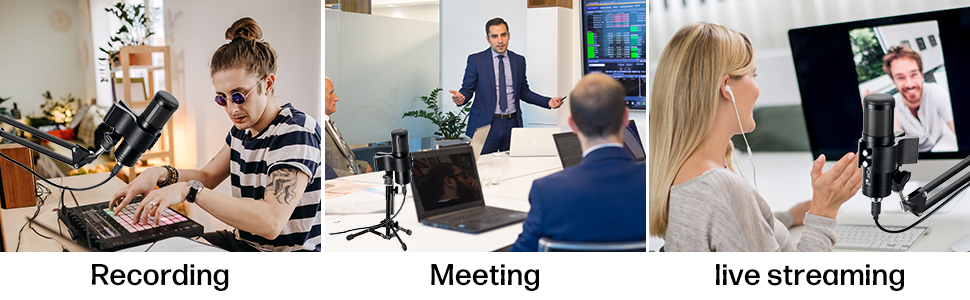 suitable for recording meeting live streaming