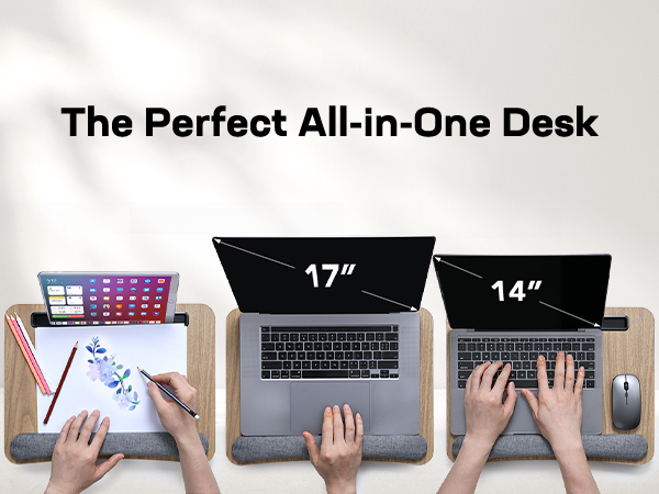 HNLD12 laptop lap desk lap desk with cushion laptop stand for bed for adults