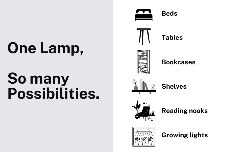 clip on reading lights books bed headboard girls kids desk lamp college dorm bedside table bunk bed