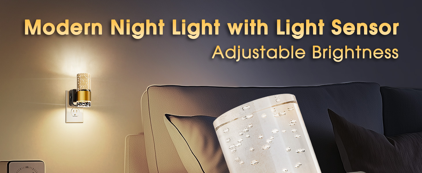 modern night light with light sensor