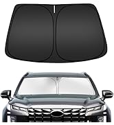 ARISMOTOR Windshield Sun Shade for Hyun-dai Palisade 2020-2025, Custom Fit Foldable Front Window ...