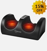 cotsoco Shiatsu Foot Massager with Heat, Electric Foot and Calf Massager | Deep Tissue Massage fo...