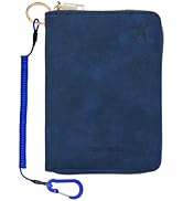 Passport Holder with Tether and Carabiner Clip to Prevent Loss and Theft, Rfid Passport Holder fo...