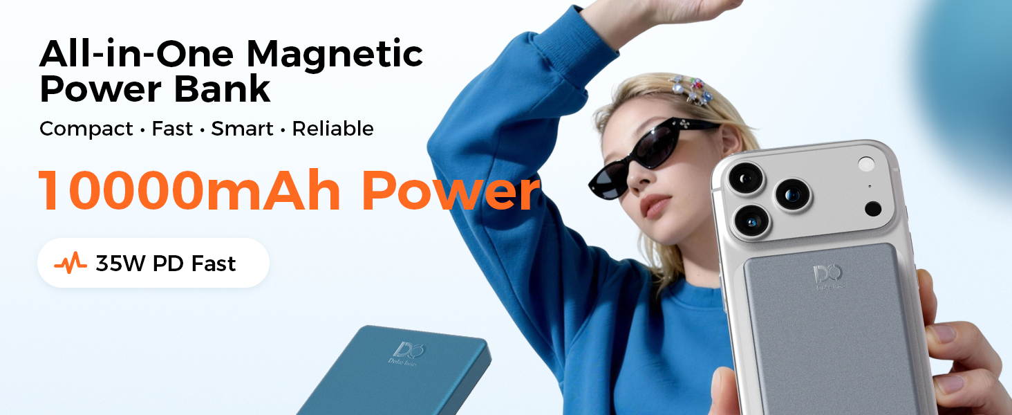 PD 35W Magnetic Wireless Power Bank 10000mAh 01