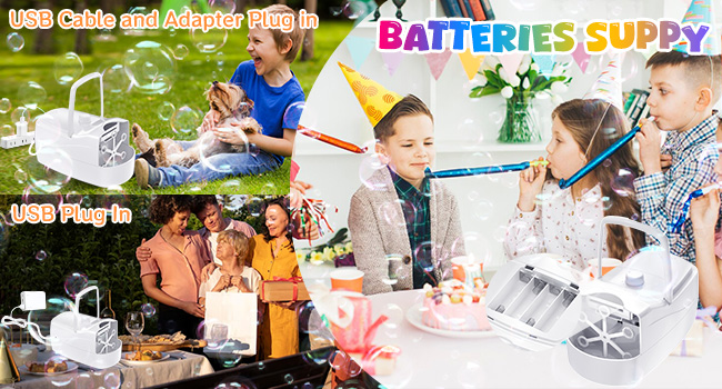 bubble machine for toddlers 1-3 for kids for parties for wedding bubble maker bubble blower