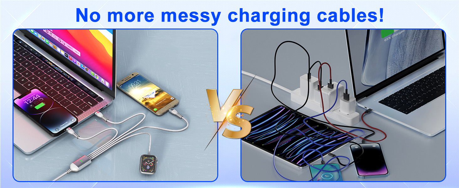 charger with multiple connectors