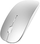 SUNGI Bluetooth Mouse for Laptop/Tablet/iPhone/Android PC,Rechargable Quiet Slim Mice Compatible ...