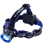 Police Security Breakout COB Headlamp - Ultra Bright - 550 Lumen - Wide Angle 120° View - Night V...