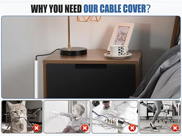 white cord cover