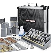 Gun Cleaning Kit, 97PCS Ultimate Universal Gun Cleaning Supplies with Brass Brushes, Mops, Jags, ...