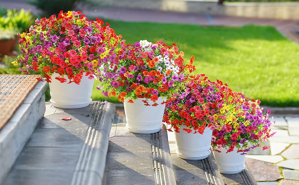 outdoor artificial flowers