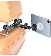 OHLPRO Magnetic Headrest Tablet Holder with 360° Adjustable Arm for Car Back Seat iPad Mount Fit ...