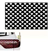 Diamall Car Rear Tail Light Stickers, Waterproof Heart Pattern Design DIY Taillight Tint Film She...