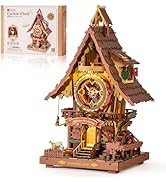 ROBOTIME LC901 Wooden Cuckoo Clock (Colourful)