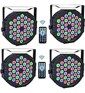 Stage Lights 36 LED Par Lights RGB Stage Lighting Uplights 7 Modes DJ Light Sound Activation Cont...