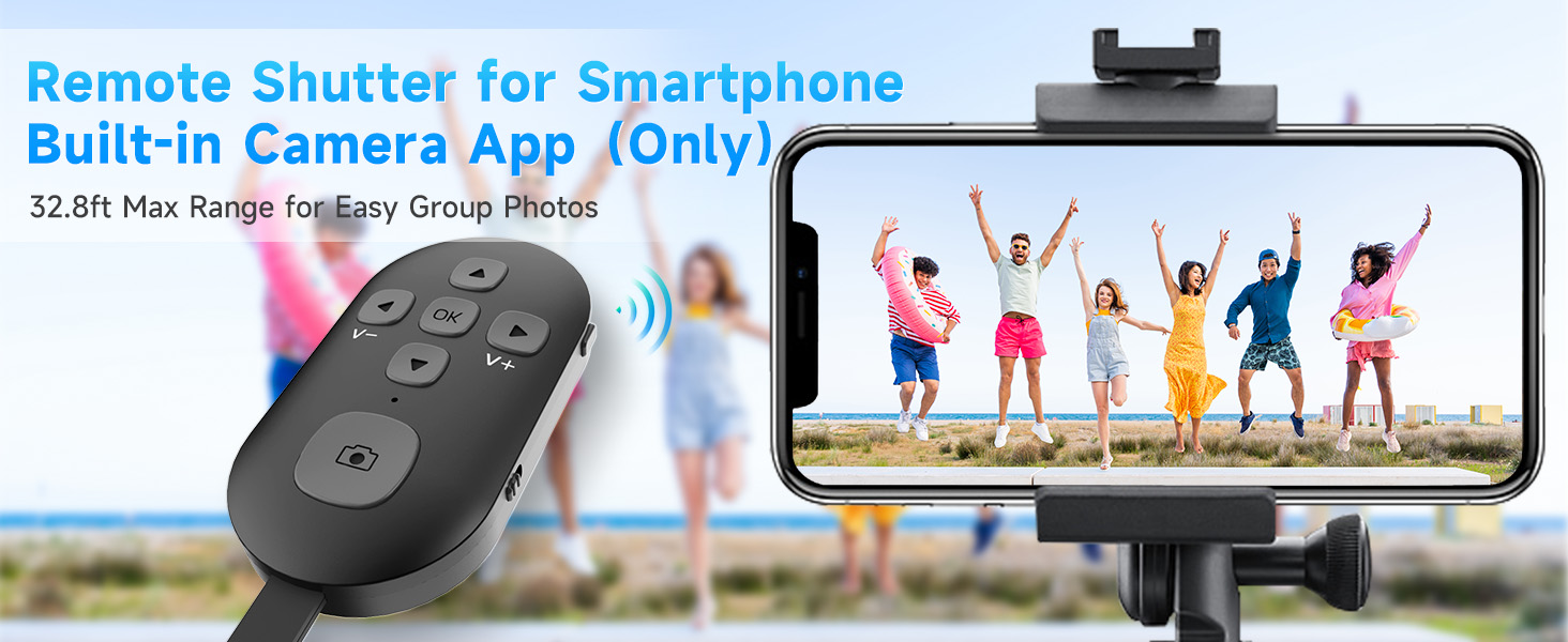 Remote Shutter for Smartphone Built-in Camera App(Only)