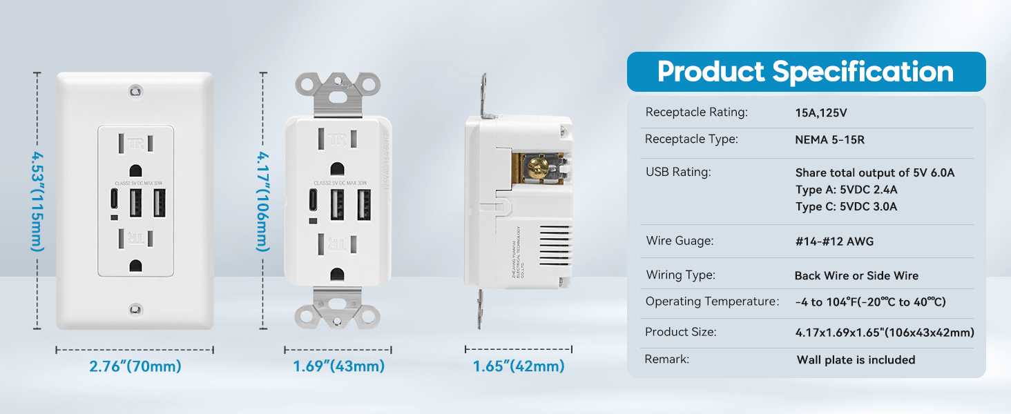 outlets with usb plugs