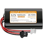 Mspalocell 5600mAh 3.7v Lithium ion Battery with JST-PH 2.0 2-Pin Plug Rechargeable Battery Pack ...
