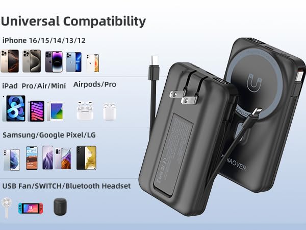 portable phone charger with stand