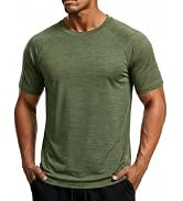 MAGCOMSEN Mens Workout Shirts Short Sleeve Athletic Dry Fit Tshirt Moisture Wicking Gym Running P...