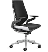 Steelcase Gesture Office Chair - Ergonomic Work Chair with Wheels for Carpet - Comfortable Office...