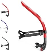 COPOZZ Swim Snorkel for Lap Swimming Swimmers Training Snorkeling Diving, Center Mount Comfortabl...