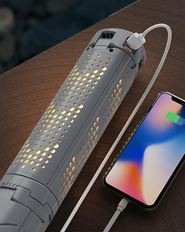 camping light with stand