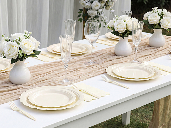 ivory plates