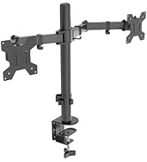 H&amp;C(hcck&amp;Cllassp) Dual Monitor Mount, Monitor Arm with Swivel, Tilt, Rotation, Height Adjustable,...