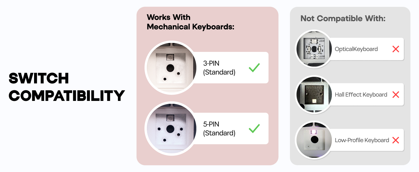 EPOMAKER Cream Marble Linear Mechanical Switch