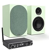 PNWCZ 5.25-inch Passive Book Shelf Speakers, Studio Monitor Speakers with 2-Channel Mini Pro Ster...