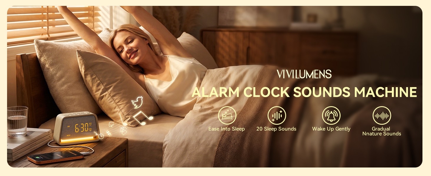 sunrise alarm clock gentle&amp;amp;soothing