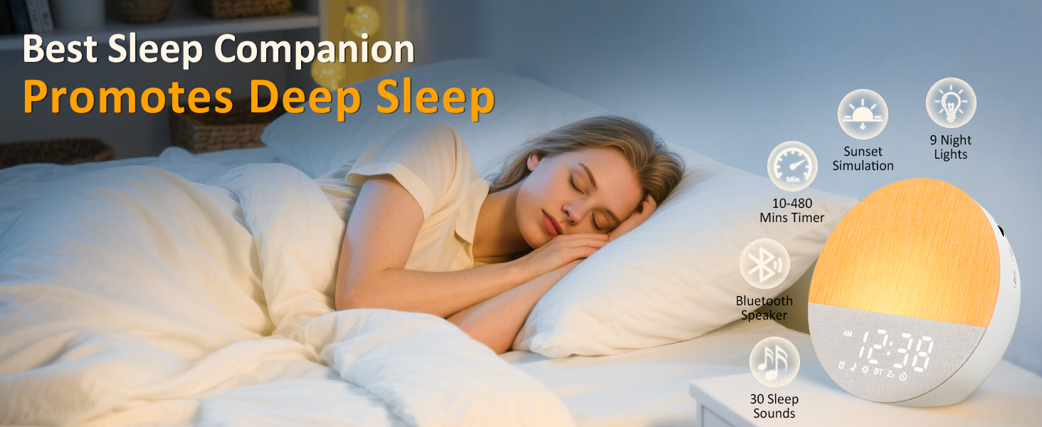 wake up light sunrise alarm clock