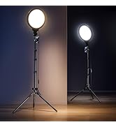 Ring Light Tripod for iPhone, 10" Selfie Ring Light with Tripod Stand and Phone Holder, Professio...