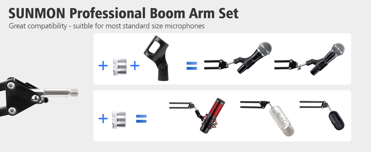 Shure SM58 HyperX QuadCast Blue Yeti Razer Seiren Mini Rode 