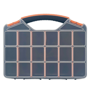 Hardware storage box tools tool organizer compact portable stackable nuts bolts screws slim durable