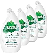 Seventh Generation Toilet Bowl Cleaner Fresh Mint scent 4 Pack Without Chlorine Bleach Ammonia Fr...