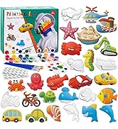 KODATEK 80 Pieces Crafts for Kids Ages 4-8, Kids Arts and Crafts Painting Kit, Paint Your Own Fig...