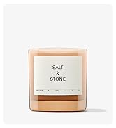 Salt &amp;amp; Stone Candle with a clean, calming scent.