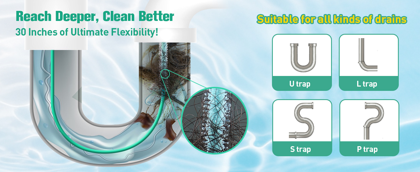 plumbing snake shower snake drain auger hair snake
